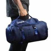 RM LVQUE Waterproof Travel Bag Black & Navy Blue Colors CR